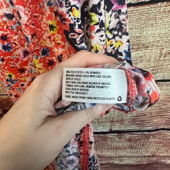 Xhilaration Floral Maxi Dress XS Sleeveless Strappy Boho Festival Sundress - Picture 7 of 7